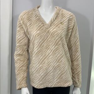 Adrienne Vittadini Zebra Sweater